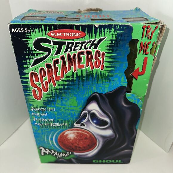 MANLEY TOY QUEST STRETCH SCREAMERS ELECTRONIC GHOUL  WITH BOX - Picture 1 of 16